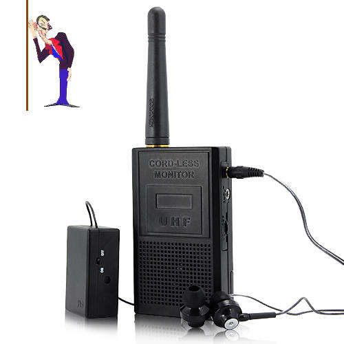 Audio Bug Spy Gadget with Ultra Range Wireless Transmission - I110