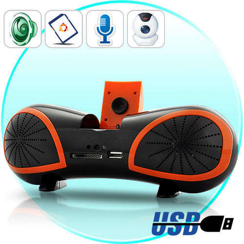 5-in-1 Deluxe Computer Super Station (Webcam, Speaker, Mic, SD Card and USB Device Reader) - E187