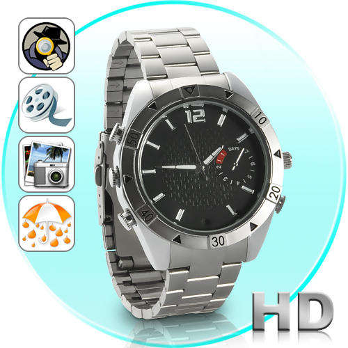 Spy2O - Waterproof HD Spy Camera Watch with AV Out (4GB) - I182
