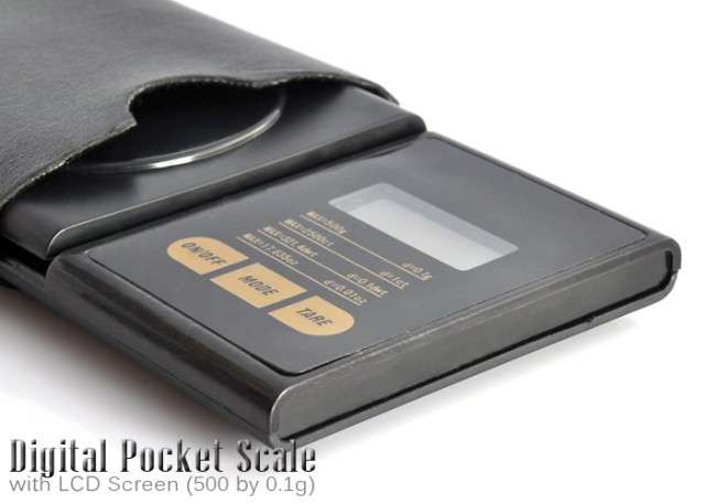 Digital Pocket Scale with LCD Screen (500 by 0.1G) - H68