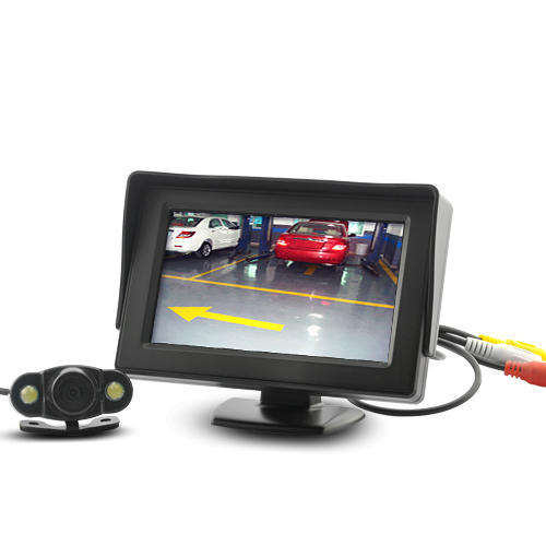 4.3 Inch Wireless Rearview Parking Monitor with Weatherproof Nightvision Camera - I213