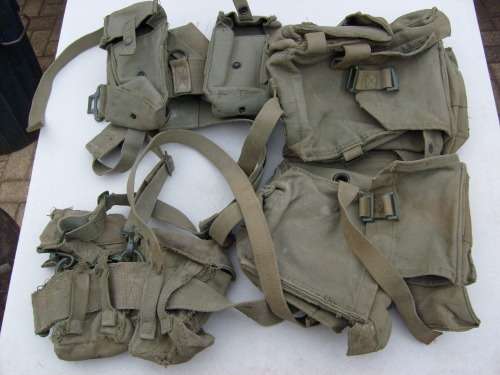 SADF Webbing 7 piece , highly collectable item