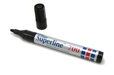 Permanent Markers - Black 4 Pack