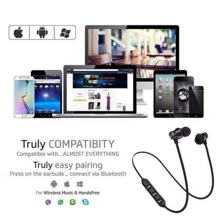 **Magnetic Wireless Bluetooth Earphones**