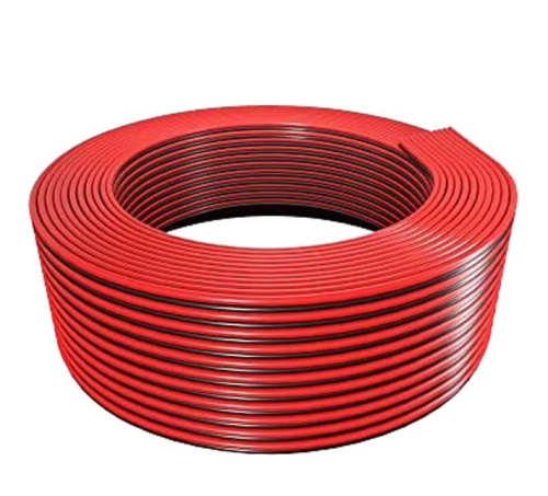 Speaker cable twin flex (100M) Black 1mm(2)