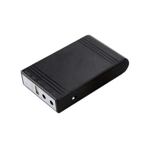 Mini DC UPS(10400mAh) LOAD SHEDDING Backup Battery Power Bank Supply - 12V Router, CCTV, Wifi Backup