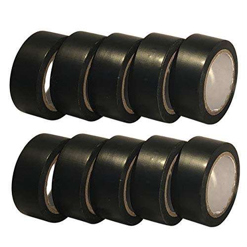 Electrical Insulation Tape Black **10 Pack**