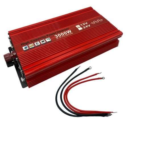 12V HIGH CAPACITY **3000W** Power Inverter **Load Shedding**