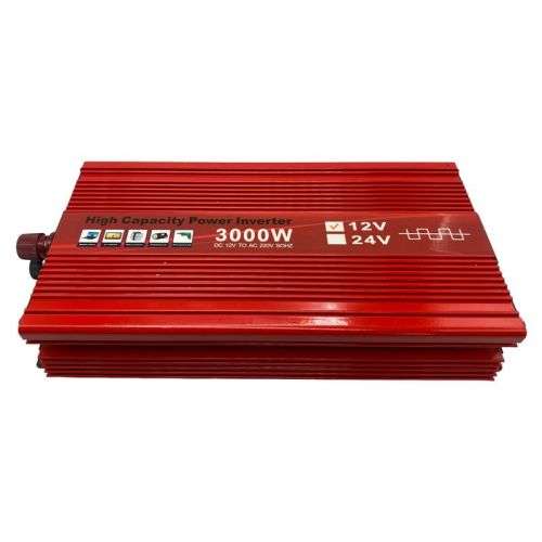 12V HIGH CAPACITY **3000W** Power Inverter **Load Shedding**