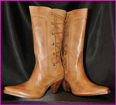Charlie 1 Horse Rear Lace Western Boots