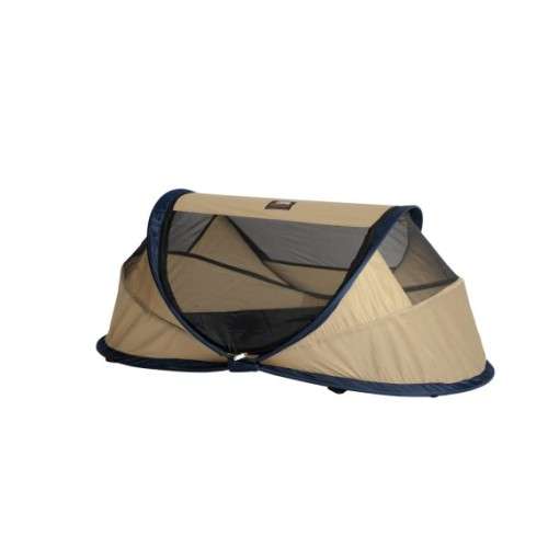 Deryan Travel Cot - Green & Browm