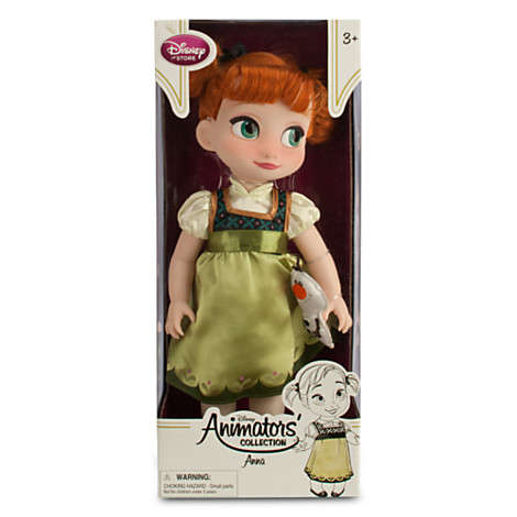 In Stock: Disney Store - Disney Animators' Collection Anna Doll - Frozen - 16''
