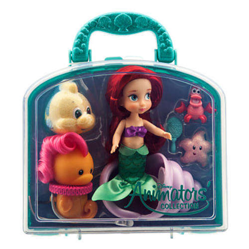 Disney Animators' Collection Ariel Mini Doll Play Set - 5''