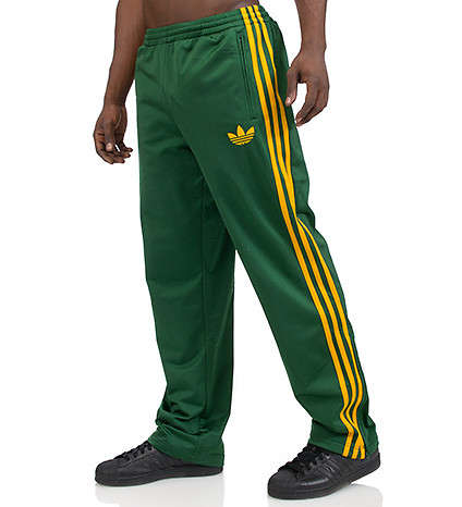 ADIDAS TRACKSUIT GREEN PANTS LARGE