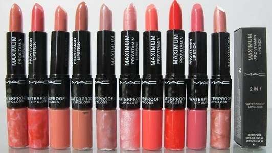 MAC 2 in 1 Lipgloss & Lipstick