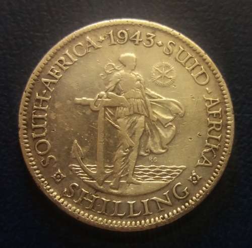 1943 Union of South Africa Shilling