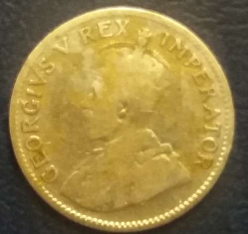 1927  Union of South Africa 3d - SAU Threepence Tickey