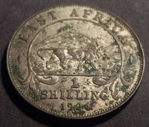 EAST AFRICA SILVER 1924  SHILLING