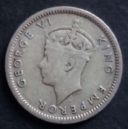Southern Rhodesia 1944  Silver 3 Pence