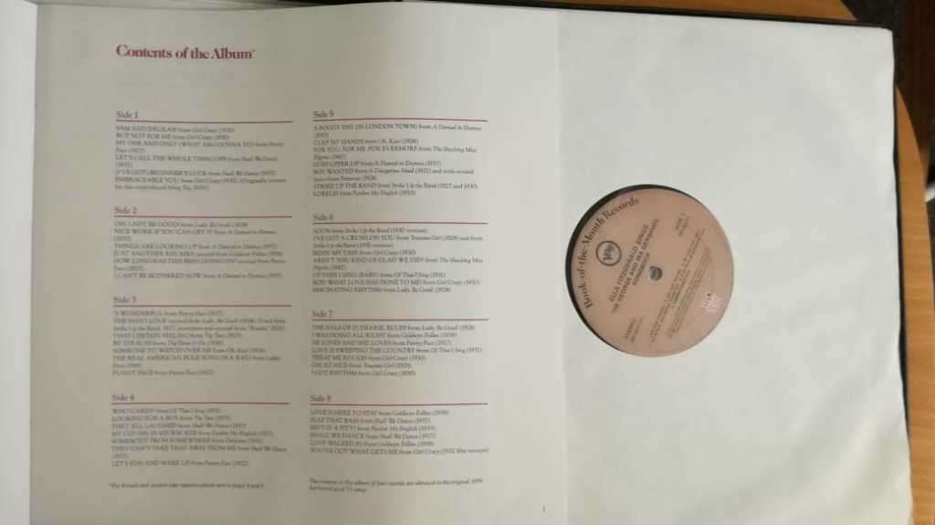 ELLA FITZGERALD   - Sings The George And Ira Gershwin Songbook 4 LP Vinyl Box Set (VG+/ VG+)