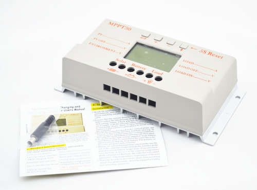 30A MPPT+ PWM charging mode Solar Charge Controller with LCD Display