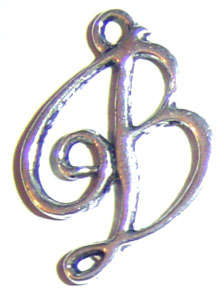 Charm The Letter B, sold individually