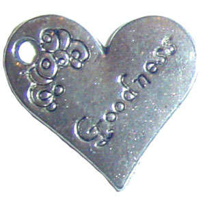 CLEARANCE! Fruit of the Spirit Virtue Charm GOODNESS, sold individually