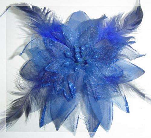 STOCK CLEARANCE! Blue Floral Corsage