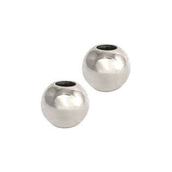 Crimp Beads Silverplated 2.5mm, pack of approx 100pcs