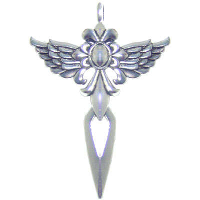 Pendant Winged Cross, sold individually