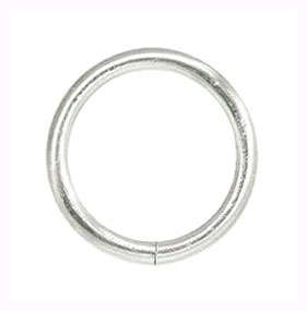 Jump Ring Silverplated 8x1.2mm, pack of +-100pcs