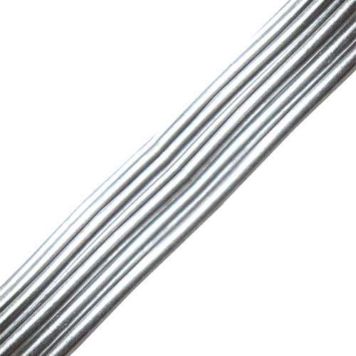 Aluminium Craft Wire 1mm Round in Silver, per metre
