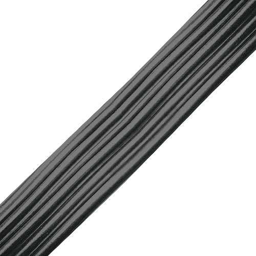 Aluminium Craft Wire 1mm Round in Black, per metre