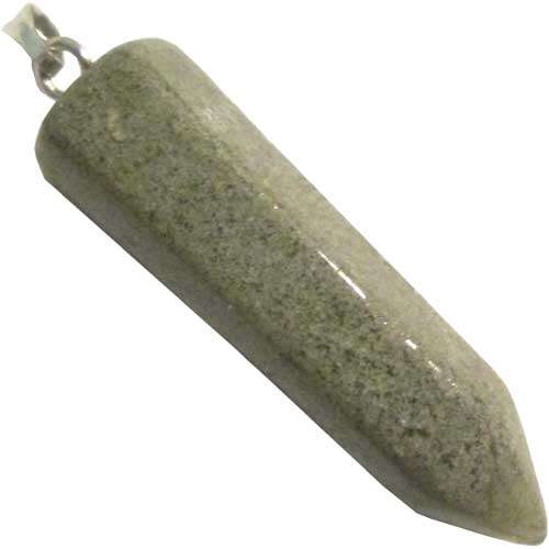 Indian Jasper Point Pendulum 42mm with Bail