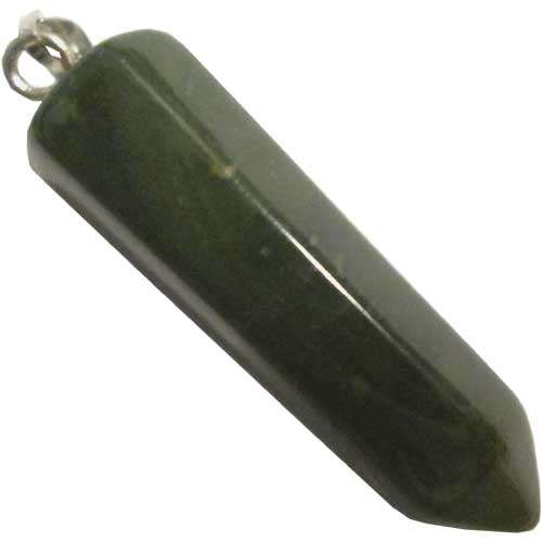 Indian Jasper Point Pendulum 42mm with Bail