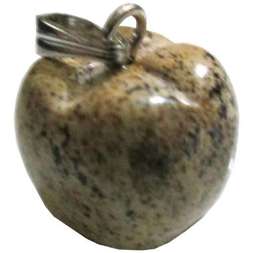 Picture Jasper Apple Pendant 21mm