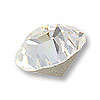 5mm CRYSTAL CLEAR Acrylic Facetted, Foil-Backed Chaton Rhinestones (per pack of 25)