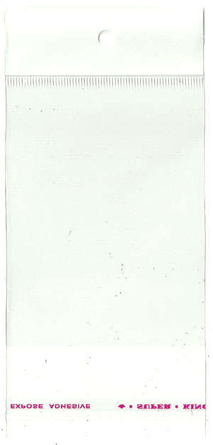 65x150mm Polypropylene Resealable Hanging Bags