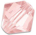 * 6mm Chinese Crystal Bicone ROSE - Good quality with high sparkle