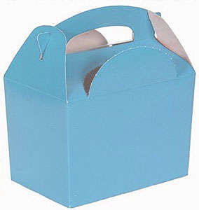REDUCED TO CLEAR!!! POWDER BLUE 195x90x80mm Standard Cardboard Loot Box