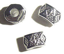 10x8x6mm Silverplated CCB Metallised Acrylic Eye-shaped Irregular Bead