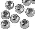 3mm Silver Crimp Beads (100pcs)