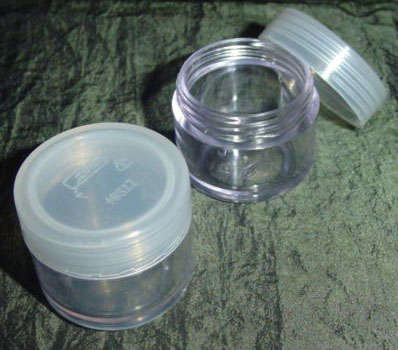 10ml Clear as Glass Plastic Tub