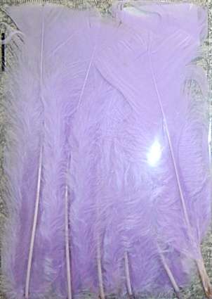 30pc Feather Pendant Starter Kit in LILAC (For Earrings, DreamCatchers, Mobiles, Pendants)