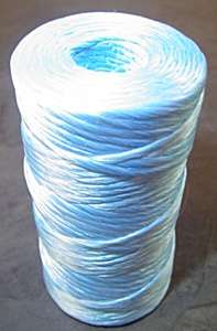 50g Blue Polypropyiene Twine (perfect for Micro-Macrame Jewellery-making, French-knitting, Kumihimo)