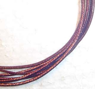 30-32cm Metallic  DK BRONZE Elasticated Bits - Make your own armbands, hair elastics, lanyards, etc