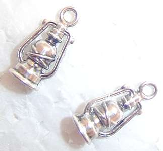 The Steampunk Collection:  16mm Tibetan Silver Lantern Charm