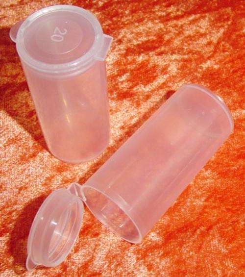 20ml  Plastic Hinged Vial - Sold Individually Wholesale