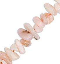 20cm+ Length Pink Opal SP Gemstone Chip String