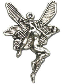 21mm Tibetan Silver Fairy Charm